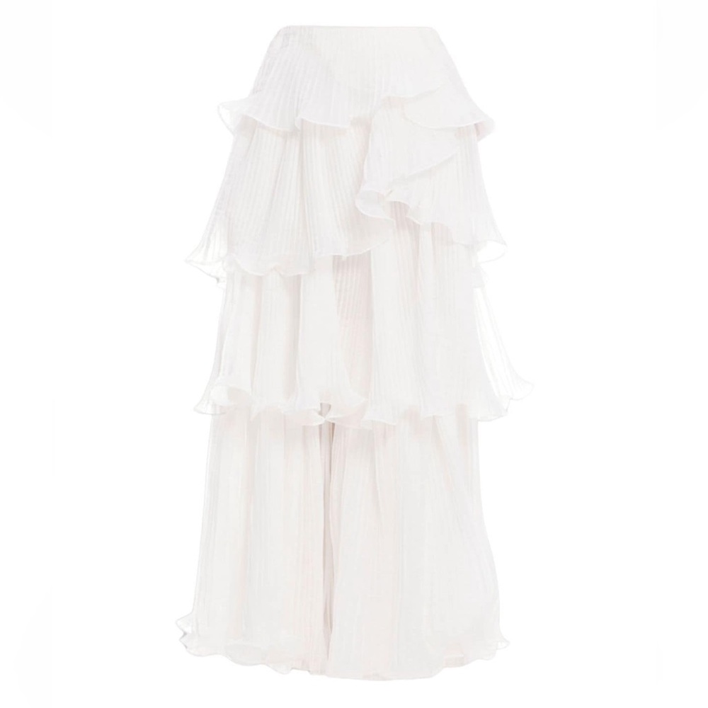 Aje Cosmos Tiered Maxi Skirt